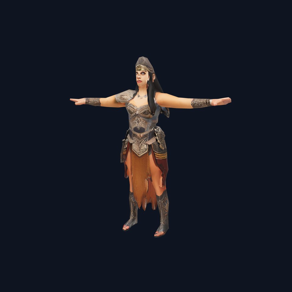 Warrior Armor Model Pack for Production and Game Use